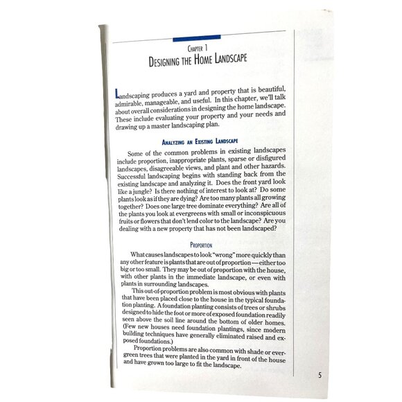 No Nonsense Gardening Guide "Landscaping For Beauty" Book By Garden Way Publishi - Picture 7 of 7